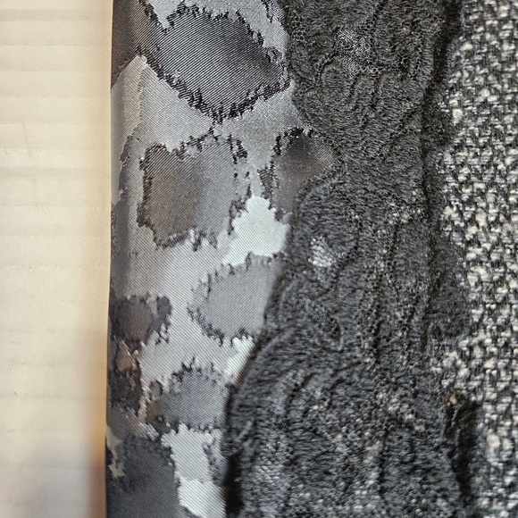 G.I.L.I Women Tweed Lace Accent Pencil Skirt Size Large - Picture 8 of 14